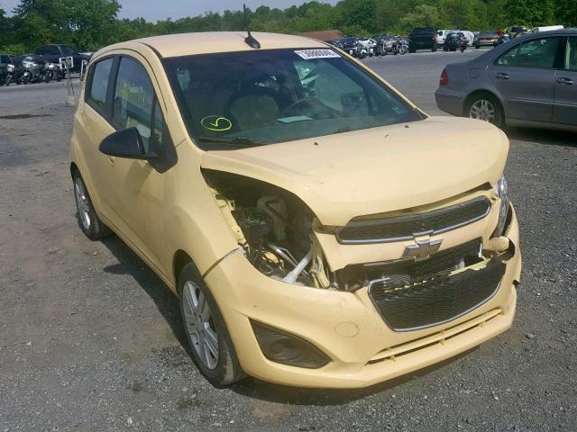 KL8CB6S9XDC536571 - 2013 CHEVROLET SPARK LS YELLOW photo 1