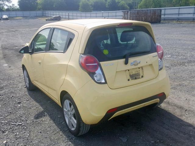 KL8CB6S9XDC536571 - 2013 CHEVROLET SPARK LS YELLOW photo 3