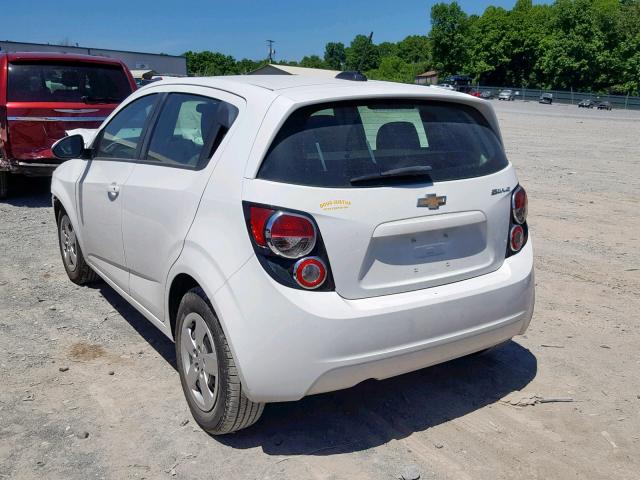 1G1JA6SH3G4170968 - 2016 CHEVROLET SONIC LS WHITE photo 3