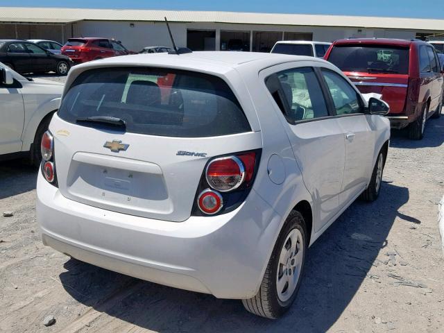 1G1JA6SH3G4170968 - 2016 CHEVROLET SONIC LS WHITE photo 4