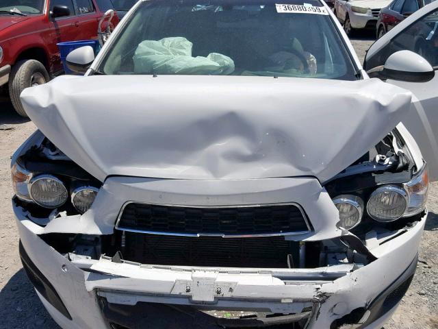 1G1JA6SH3G4170968 - 2016 CHEVROLET SONIC LS WHITE photo 7