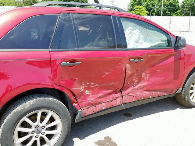 2FMDK36C88BA49354 - 2008 FORD EDGE SE MAROON photo 9