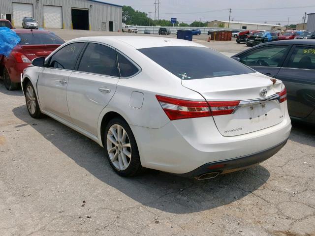 4T1BK1EB2DU076591 - 2013 TOYOTA AVALON BAS WHITE photo 3