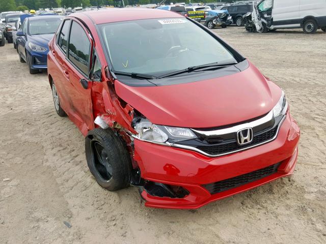 3HGGK5H48JM735631 - 2018 HONDA FIT LX RED photo 1