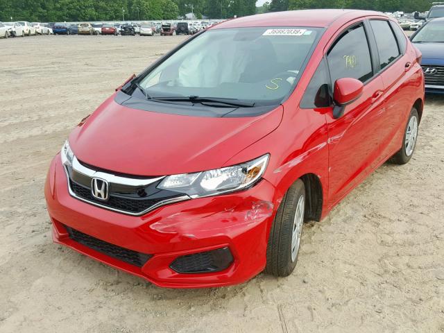 3HGGK5H48JM735631 - 2018 HONDA FIT LX RED photo 2