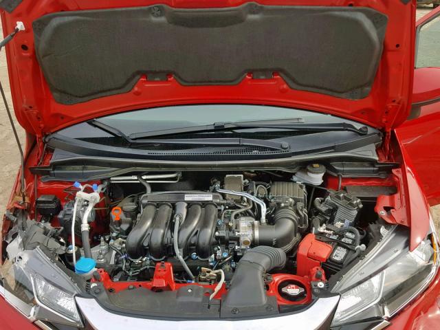 3HGGK5H48JM735631 - 2018 HONDA FIT LX RED photo 7