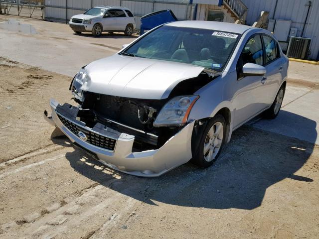 3N1AB61E38L764129 - 2008 NISSAN SENTRA 2.0 SILVER photo 2