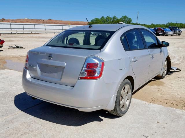 3N1AB61E38L764129 - 2008 NISSAN SENTRA 2.0 SILVER photo 4