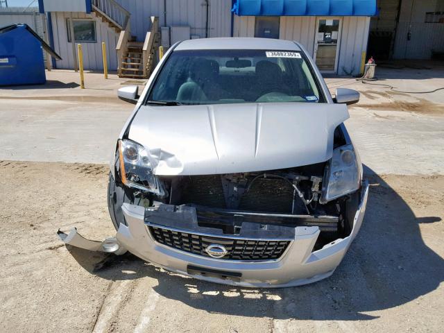 3N1AB61E38L764129 - 2008 NISSAN SENTRA 2.0 SILVER photo 9