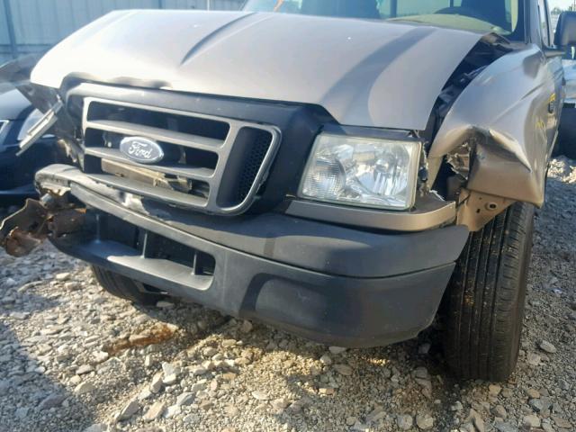 1FTYR10D14PA02984 - 2004 FORD RANGER BEIGE photo 9