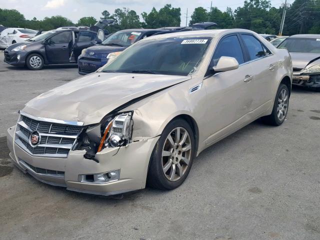 1G6DV57V190146070 - 2009 CADILLAC CTS HI FEA GOLD photo 2