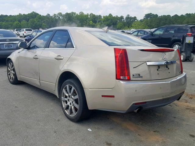 1G6DV57V190146070 - 2009 CADILLAC CTS HI FEA GOLD photo 3