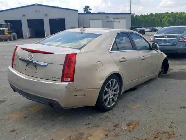 1G6DV57V190146070 - 2009 CADILLAC CTS HI FEA GOLD photo 4