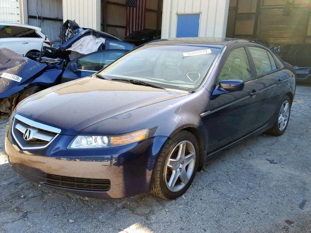 19UUA66266A074909 - 2006 ACURA 3.2TL BLUE photo 2