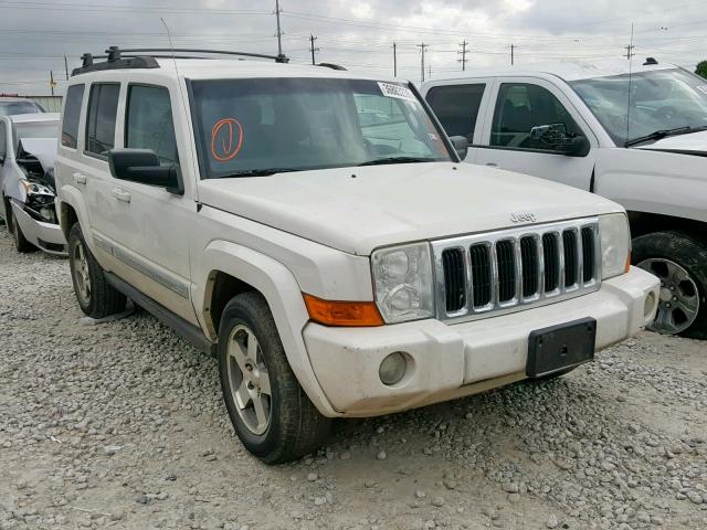 1J4RG4GK0AC140707 - 2010 JEEP COMMANDER WHITE photo 1