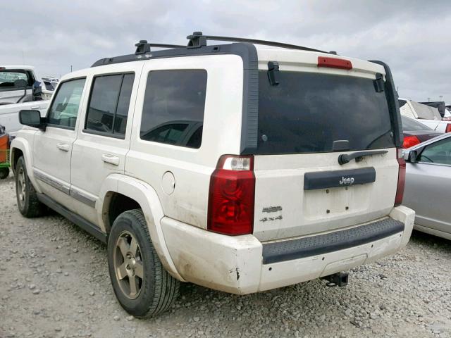 1J4RG4GK0AC140707 - 2010 JEEP COMMANDER WHITE photo 3