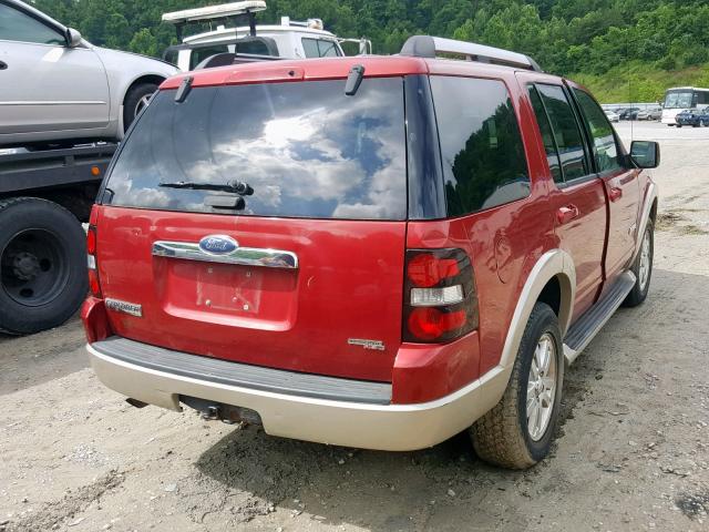 1FMEU74E56UA94995 - 2006 FORD EXPLORER E MAROON photo 4