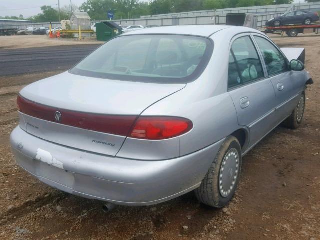 1MEFM10P6XW606605 - 1999 MERCURY TRACER GS SILVER photo 4