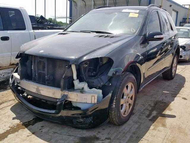 4JGBB86E77A155407 - 2007 MERCEDES-BENZ ML 350 BLACK photo 2