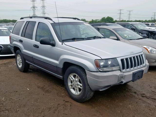 1J4GW48S44C426198 - 2004 JEEP GRAND CHER GRAY photo 1