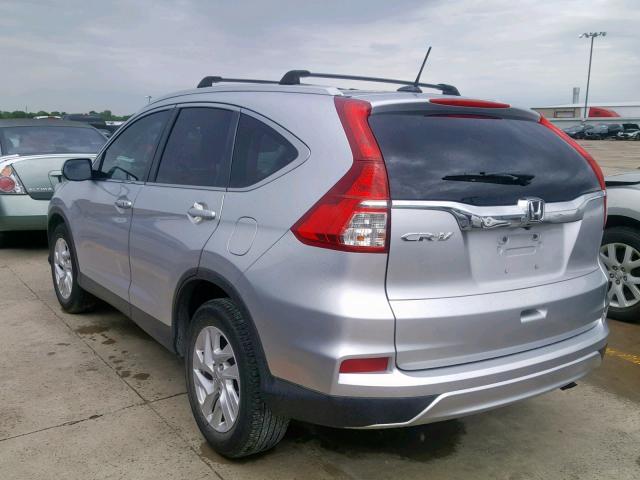 2HKRM3H72FH534840 - 2015 HONDA CR-V EXL SILVER photo 3