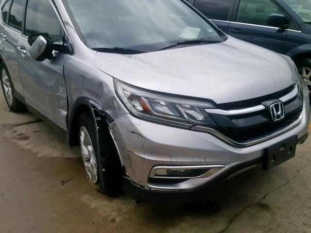 2HKRM3H72FH534840 - 2015 HONDA CR-V EXL SILVER photo 9