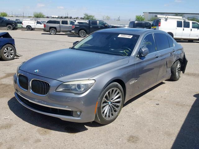 WBAKB4C5XBC575108 - 2011 BMW 740 LI SILVER photo 2