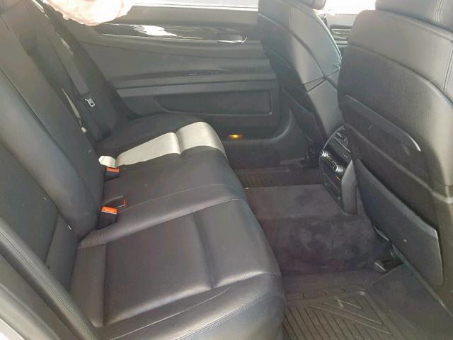 WBAKB4C5XBC575108 - 2011 BMW 740 LI SILVER photo 6