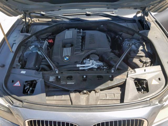 WBAKB4C5XBC575108 - 2011 BMW 740 LI SILVER photo 7