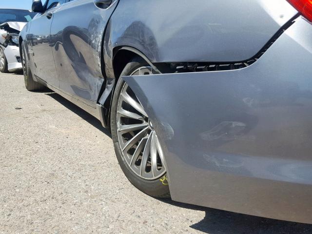 WBAKB4C5XBC575108 - 2011 BMW 740 LI SILVER photo 9