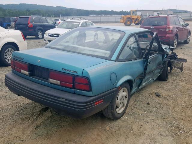 1G1JC1445P7124113 - 1993 CHEVROLET CAVALIER V BLUE photo 4