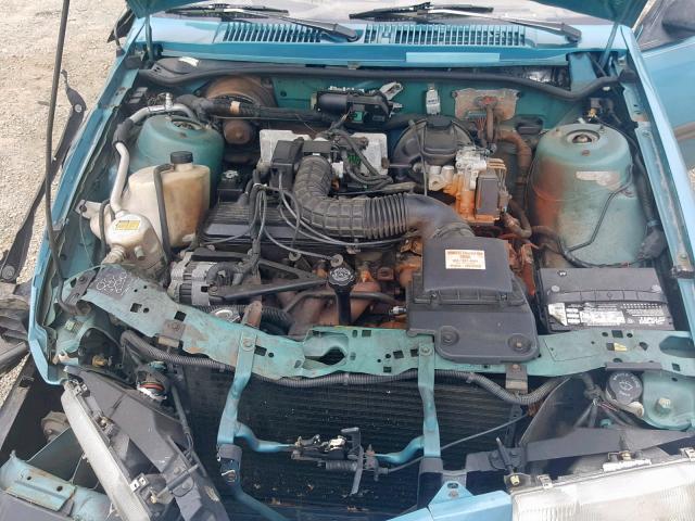 1G1JC1445P7124113 - 1993 CHEVROLET CAVALIER V BLUE photo 7