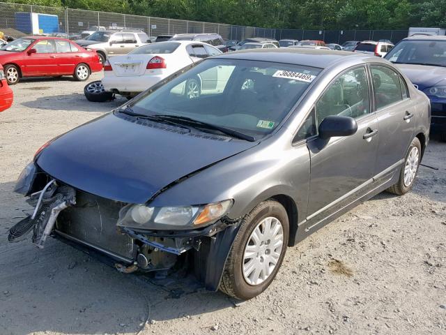 2HGFA1F37BH508545 - 2011 HONDA CIVIC VP GRAY photo 2