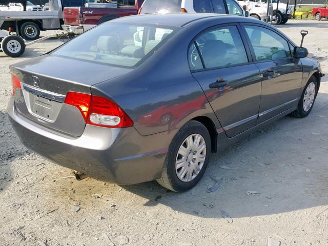 2HGFA1F37BH508545 - 2011 HONDA CIVIC VP GRAY photo 4