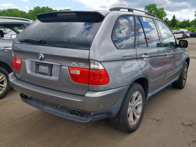 5UXFB53526LV25690 - 2006 BMW X5 4.4I GRAY photo 4