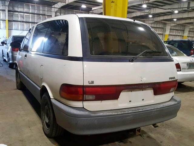 JT3AC12R6M0070965 - 1991 TOYOTA PREVIA LE WHITE photo 3