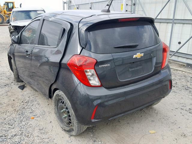 KL8CB6SA4HC749550 - 2017 CHEVROLET SPARK LS GRAY photo 3