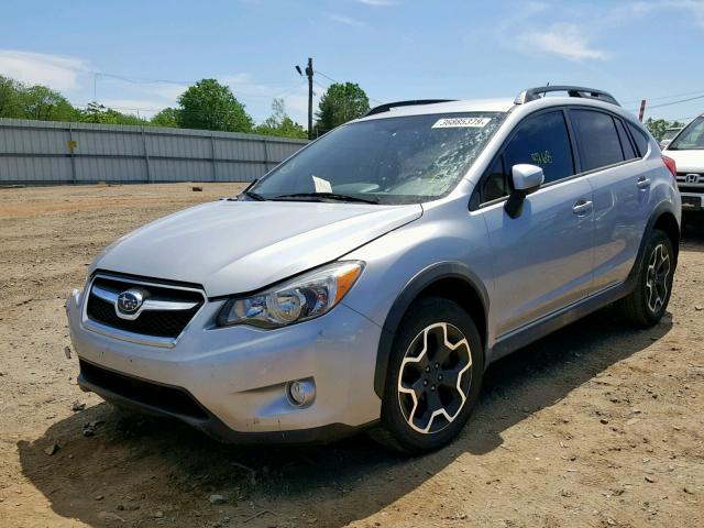 JF2GPAMC2F8294002 - 2015 SUBARU XV CROSSTR SILVER photo 2