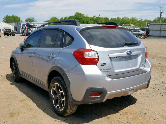 JF2GPAMC2F8294002 - 2015 SUBARU XV CROSSTR SILVER photo 3