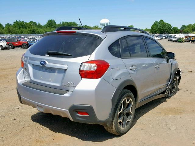 JF2GPAMC2F8294002 - 2015 SUBARU XV CROSSTR SILVER photo 4