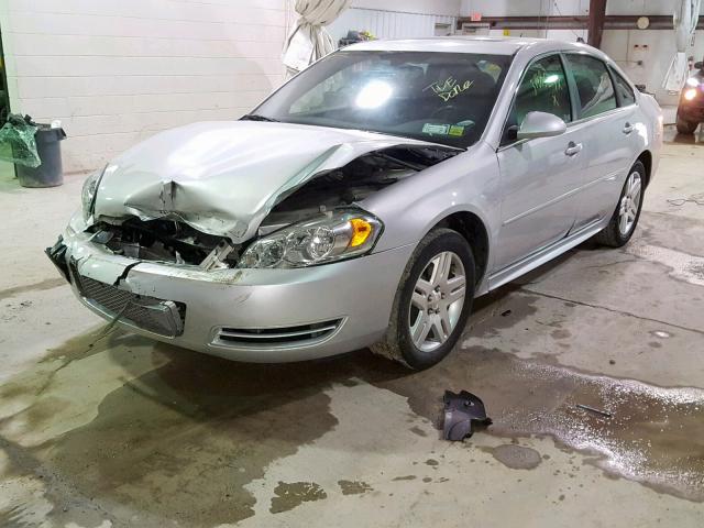 2G1WB5E34E1185842 - 2014 CHEVROLET IMPALA LIM SILVER photo 2