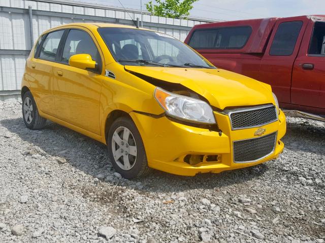 KL1TD6DE8BB159020 - 2011 CHEVROLET AVEO LS YELLOW photo 1