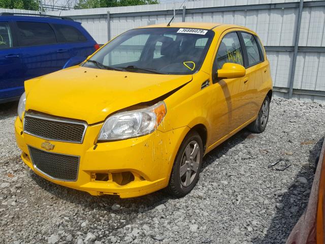 KL1TD6DE8BB159020 - 2011 CHEVROLET AVEO LS YELLOW photo 2