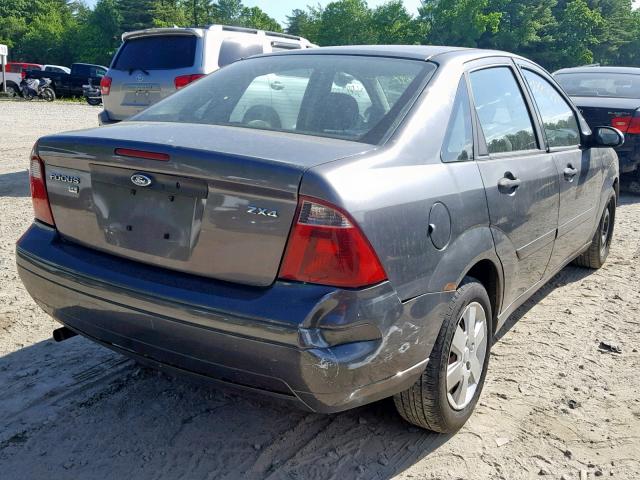 1FAFP34N16W247133 - 2006 FORD FOCUS ZX4 BROWN photo 4