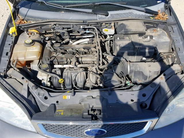 1FAFP34N16W247133 - 2006 FORD FOCUS ZX4 BROWN photo 7