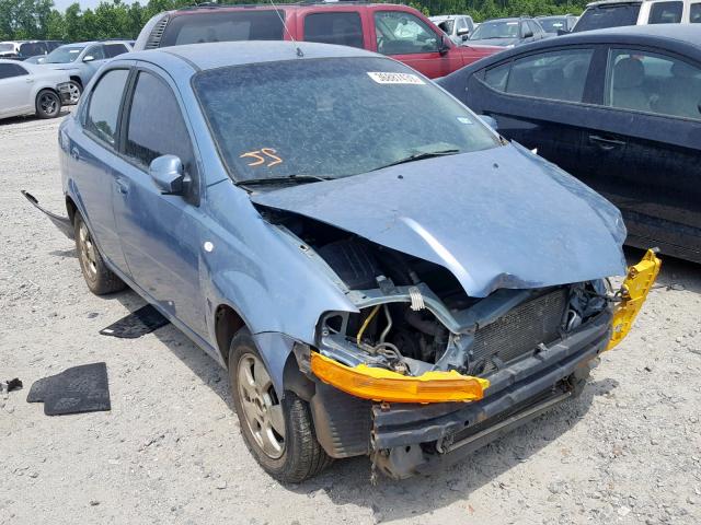 KL1TD56636B528761 - 2006 CHEVROLET AVEO BASE Mavi foto 1