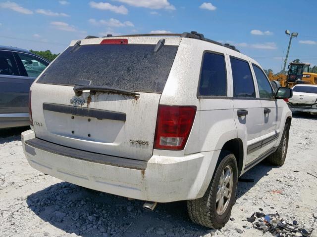 1J4GR48K95C714940 - 2005 JEEP GR CHEROKE WHITE photo 4