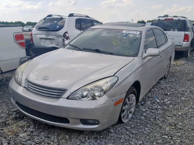 JTHBF30G320040001 - 2002 LEXUS ES 300 SILVER photo 2