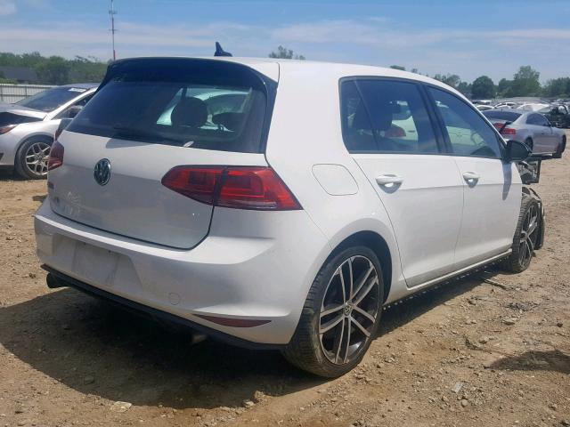 3VW447AUXHM076427 - 2017 VOLKSWAGEN GTI S/SE WHITE photo 4