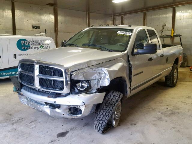 3D7KS28C15G775168 - 2005 DODGE RAM 2500 S ვერცხლისფერი ფოტო 2